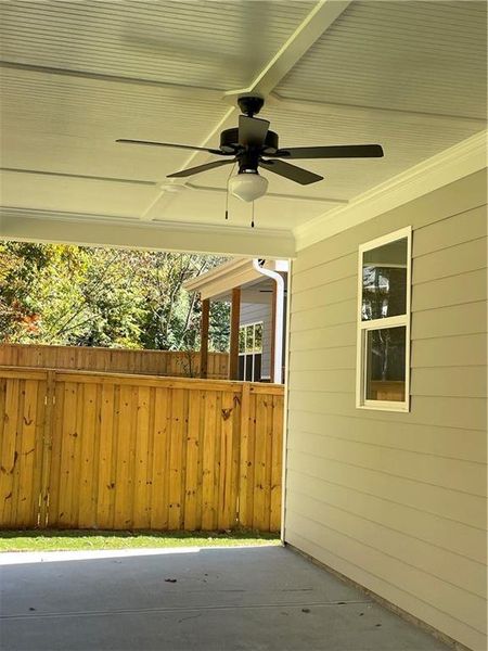 Exterior details and patio area of a home in , Marietta (Image 3). Exterior details and patio area of a home in , Marietta (Image 3).