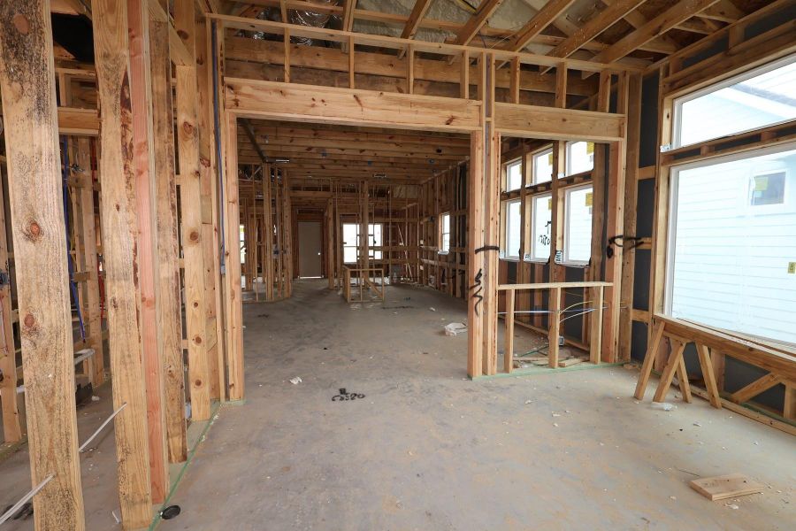 In-progress construction of a new home in Bridgeland Central: Emerald Heights - Landmark Row Collection, Cypress, TX (Image 8). In-progress construction of a new home in Bridgeland Central: Emerald Heights - Landmark Row Collection, Cypress, TX (Image 8).