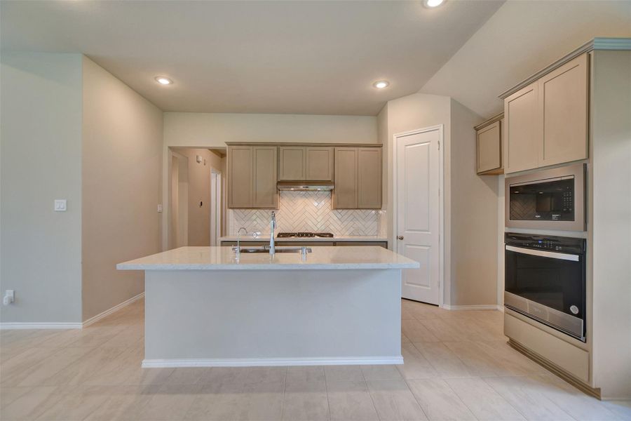 Furnished interior view inside a new home in The Highlands, Porter (Image 8).