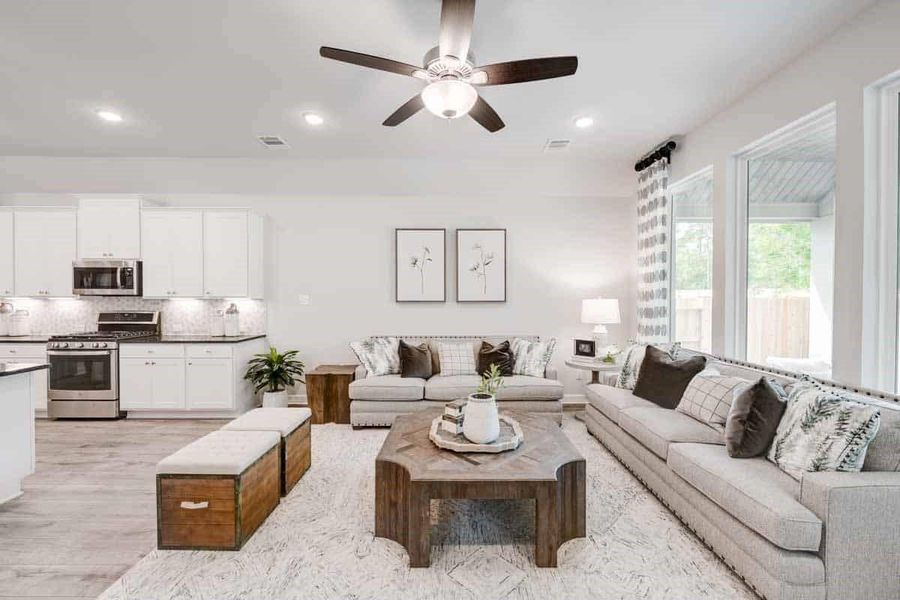 Furnished interior view inside a new home in Oakhill Reserve, Tomball (Image 7).