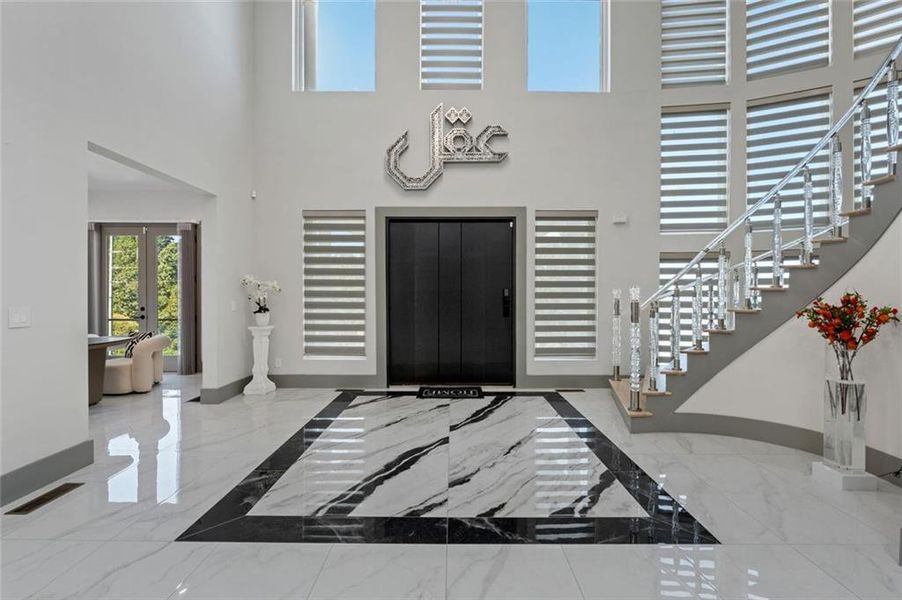 Furnished interior view inside a new home in , Stone Mountain (Image 10).