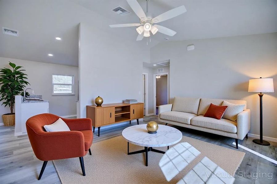 Furnished interior view inside a new home in , Avon Park (Image 7). Furnished interior view inside a new home in , Avon Park (Image 7).