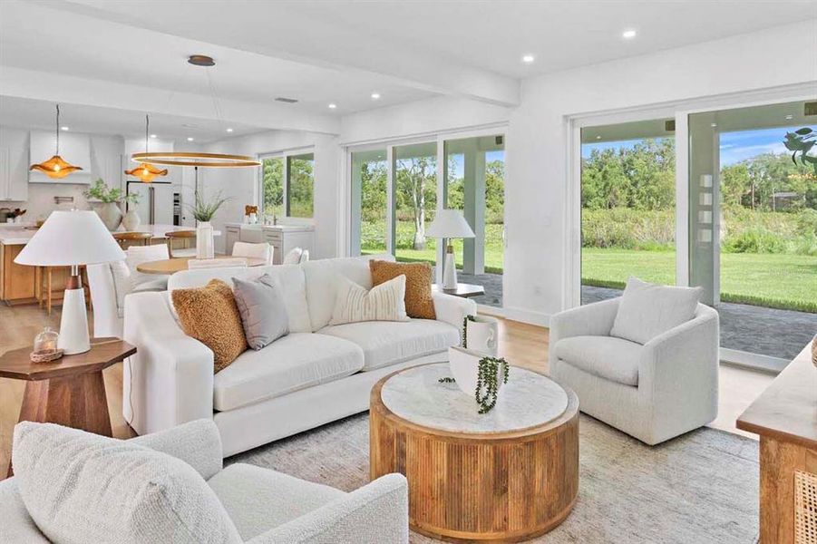 Furnished interior view inside a new home in , Lutz (Image 37).