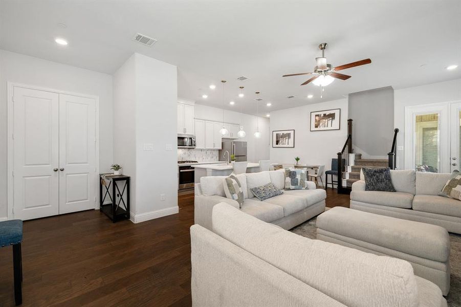 Furnished interior view inside a new home in , North Richland Hills (Image 30). Furnished interior view inside a new home in , North Richland Hills (Image 30).