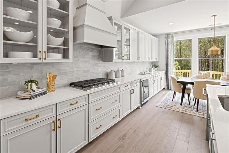 Furnished interior view inside a new home in Soleil Belmont Park, Canton (Image 19).