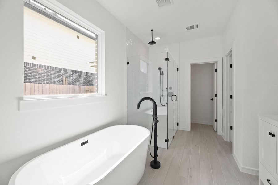 Spa-like primary bath (*Photo not of actual home and used for illustration purposes only.) Spa-like primary bath (*Photo not of actual home and used for illustration purposes only.)