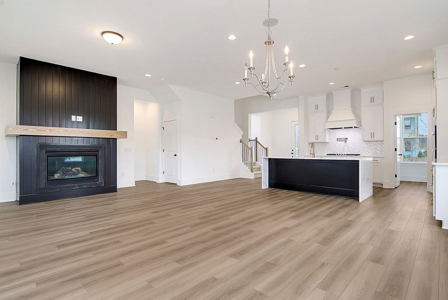 Representative unfurnished interior of a home built from the Newington by Ashton Woods in Midtown at Nexton, Summerville (Image 11).
