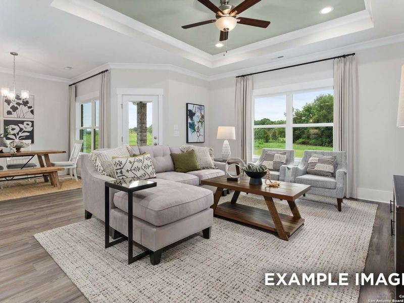 Furnished interior view inside a new home in Hannah Heights, Seguin (Image 12). Furnished interior view inside a new home in Hannah Heights, Seguin (Image 12).