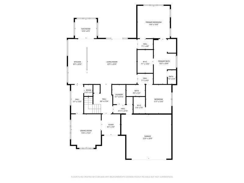 Second Level Floor Plan