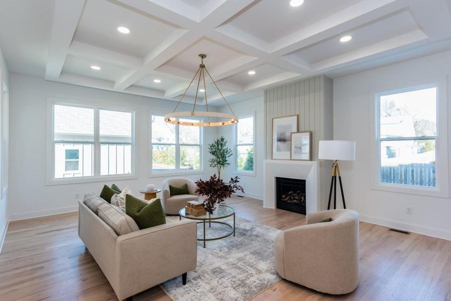 Furnished interior view inside a new home in , East Point (Image 38).