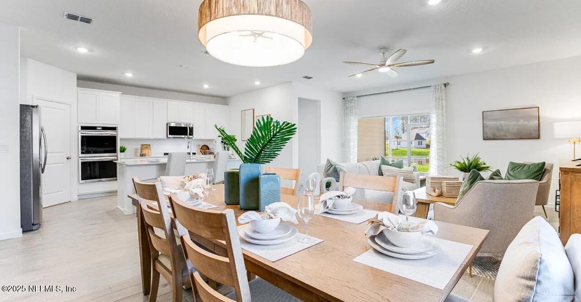 Furnished interior view inside a new home in Saddle Oaks: Saddle Oaks 50s, Jacksonville (Image 6).