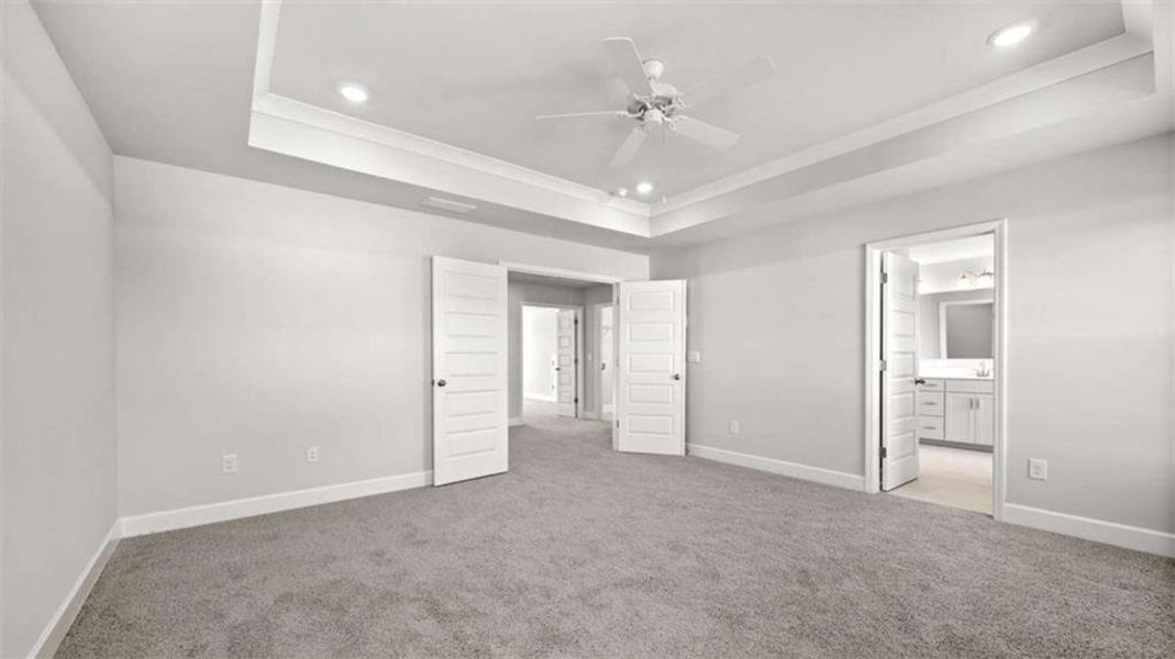 Spacious, unfurnished interior of a new home in Evergreen Crossing, Locust Grove (Image 23).