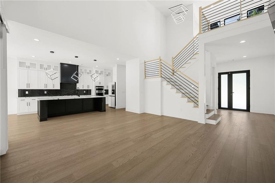 Spacious, unfurnished interior of a new home in , Sugar Hill (Image 37).
