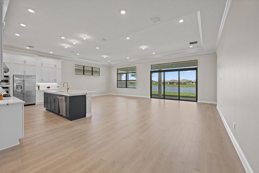 Furnished interior view inside a new home in Cresswind Palm Beach at Westlake, Westlake (Image 11). Furnished interior view inside a new home in Cresswind Palm Beach at Westlake, Westlake (Image 11).