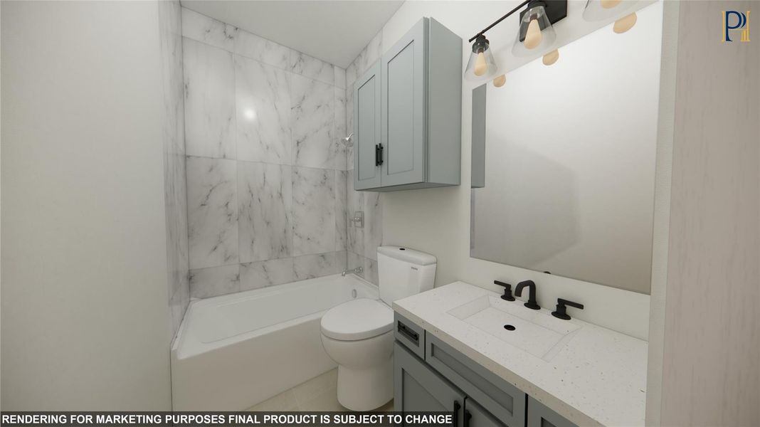 Furnished interior view inside a new home in , Houston (Image 6).
