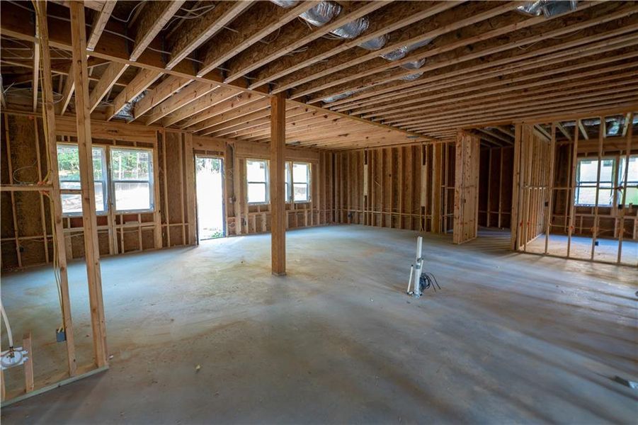 In-progress construction of a new home in , Fairburn, GA (Image 6).