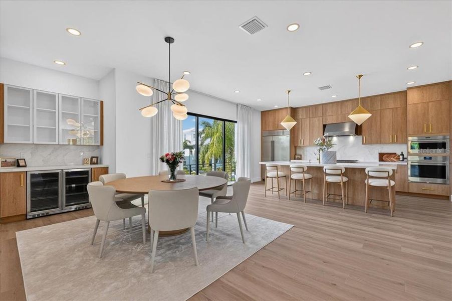 Furnished interior view inside a new home in , Redington Shores (Image 12).