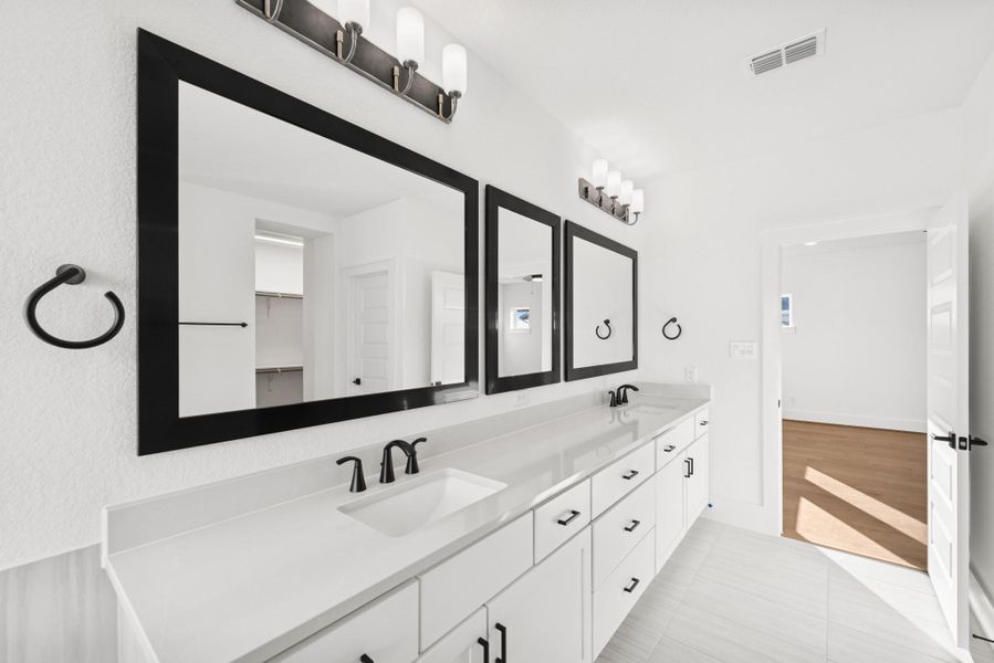 Furnished interior view inside a new home in Easthaven at Bridgeland Central - Vision Collection, Cypress (Image 7). Furnished interior view inside a new home in Easthaven at Bridgeland Central - Vision Collection, Cypress (Image 7).