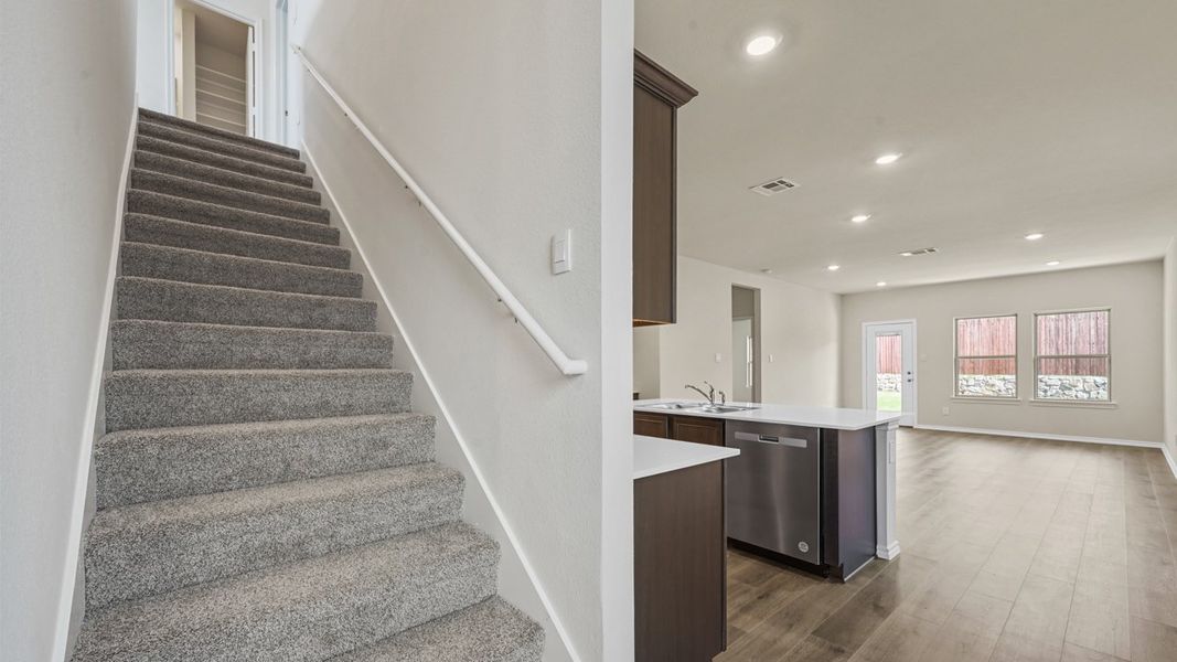 Furnished interior view inside a new home in Northspur, Terrell (Image 13).