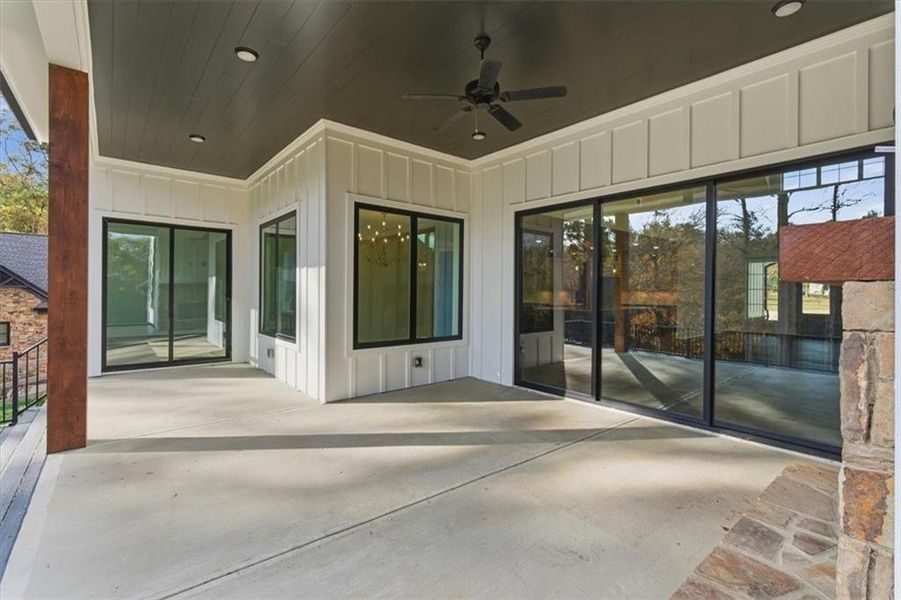 Exterior details and patio area of a home in , Cartersville (Image 30).