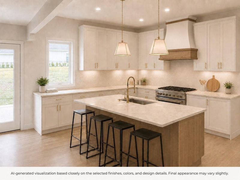 A.I. generated Kitchen Rendering