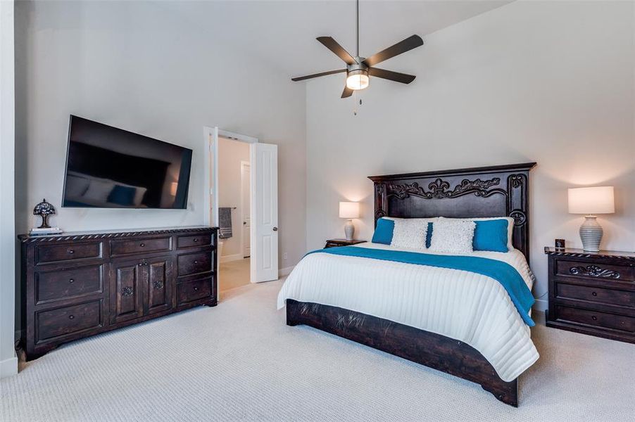 Furnished interior view inside a new home in Sandbrock Ranch, Aubrey (Image 11).