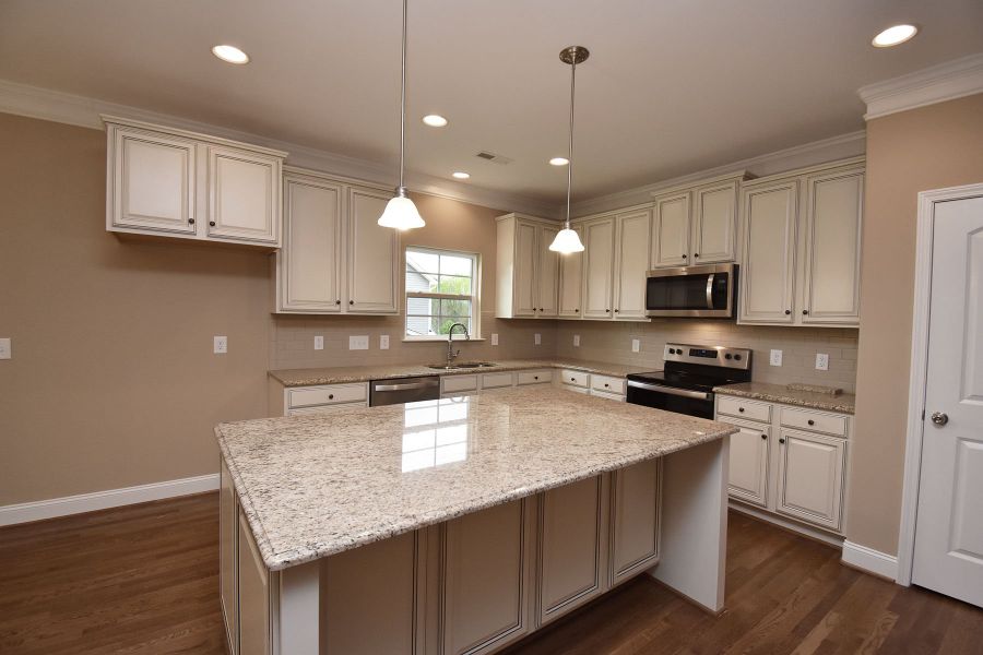 Representative furnished interior of a home built from the Ellerbe by Keystone Homes NC in Sullivans Reserve, Walkertown (Image 7).