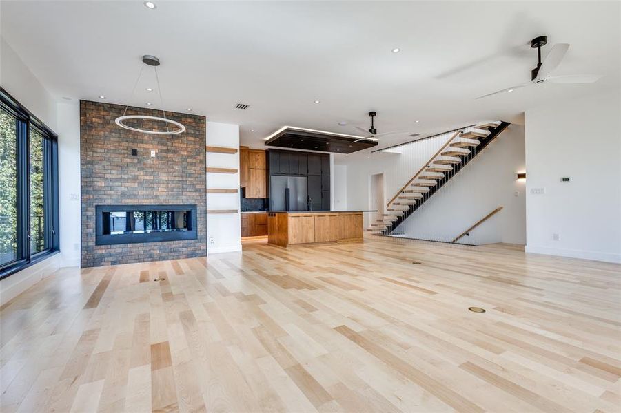 Spacious, unfurnished interior of a new home in , Oak Point (Image 12). Spacious, unfurnished interior of a new home in , Oak Point (Image 12).