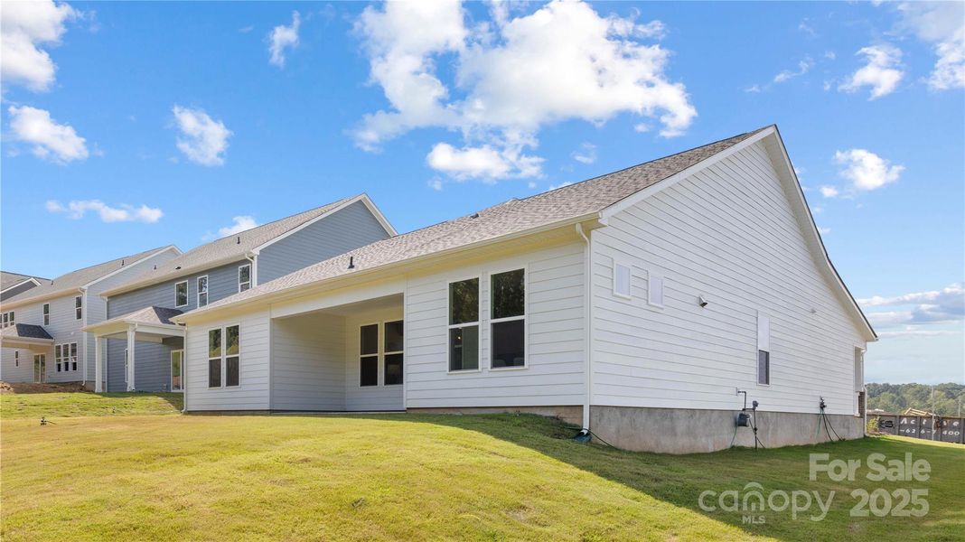 Exterior details and patio area of a home in Westport, York (Image 22). Exterior details and patio area of a home in Westport, York (Image 22).