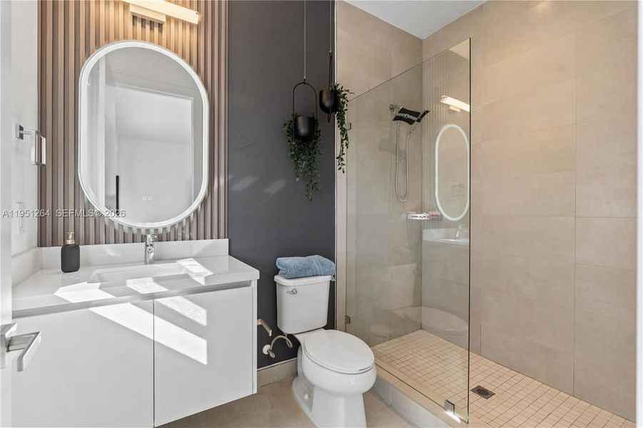 Furnished interior view inside a new home in , Weston (Image 58).