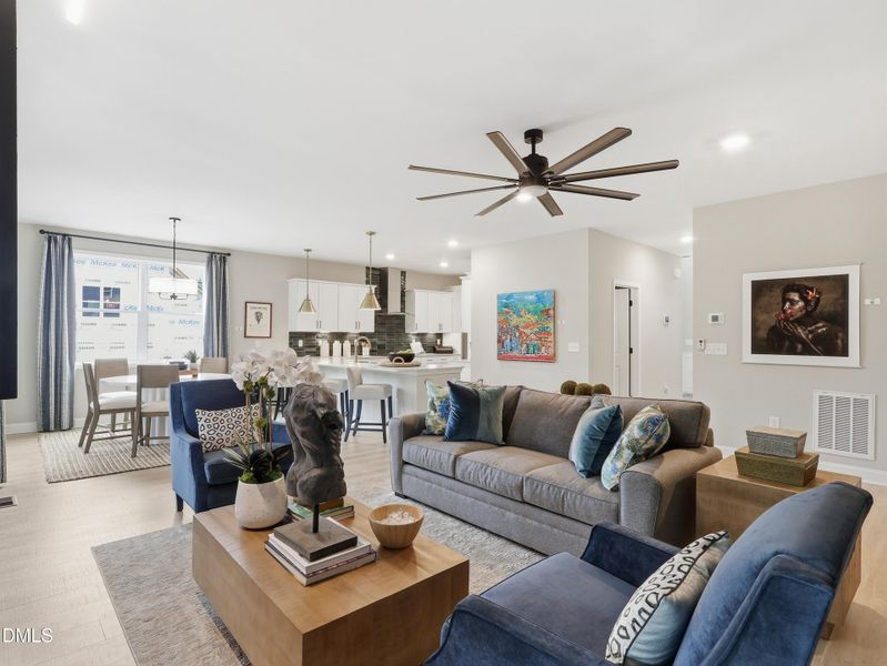 Furnished interior view inside a new home in The View, Durham (Image 32).