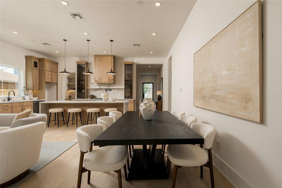 Furnished interior view inside a new home in , Houston (Image 8).