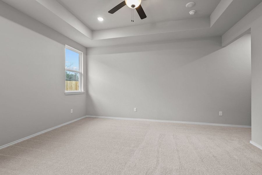 Representative unfurnished interior of a home built from the The Glenwood E by Davidson Homes LLC in Bricewood, San Antonio (Image 24).