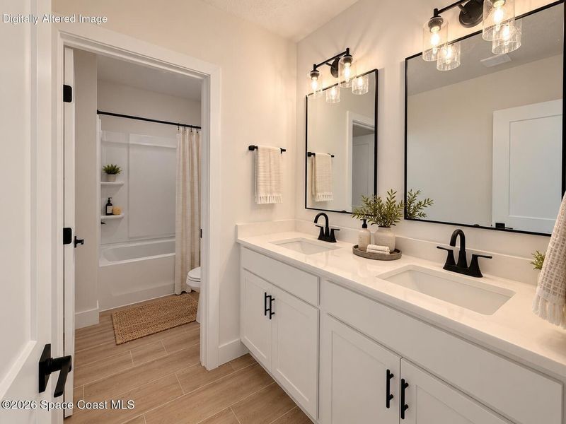 Furnished interior view inside a new home in St. John's Preserve, Palm Bay (Image 8).