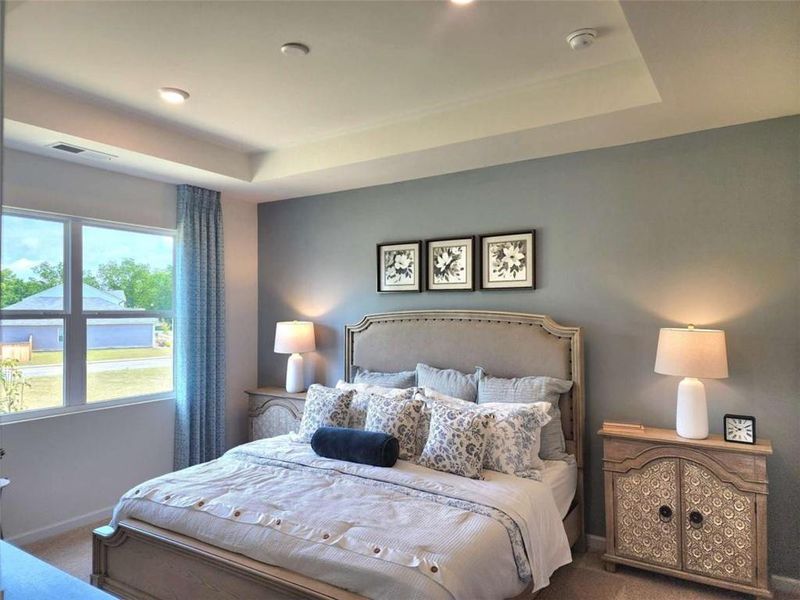 Furnished interior view inside a new home in Champion's Run, Lithonia (Image 2).