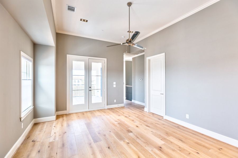 Spacious, unfurnished interior of a new home in Austin Modern Lofts at Mueller, Austin (Image 29).