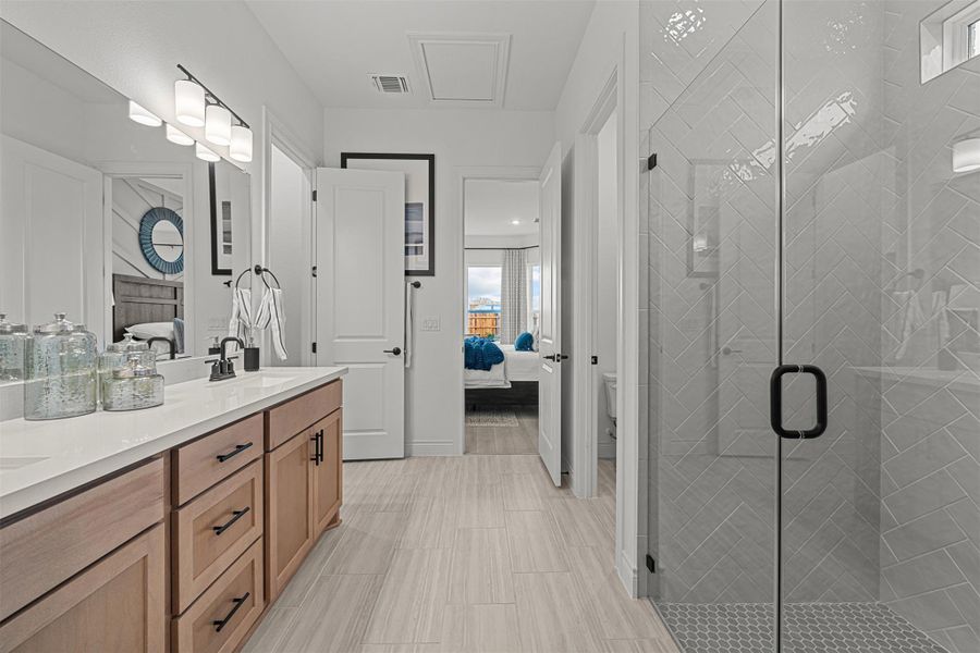 Furnished interior view inside a new home in Barksdale, Leander (Image 7).