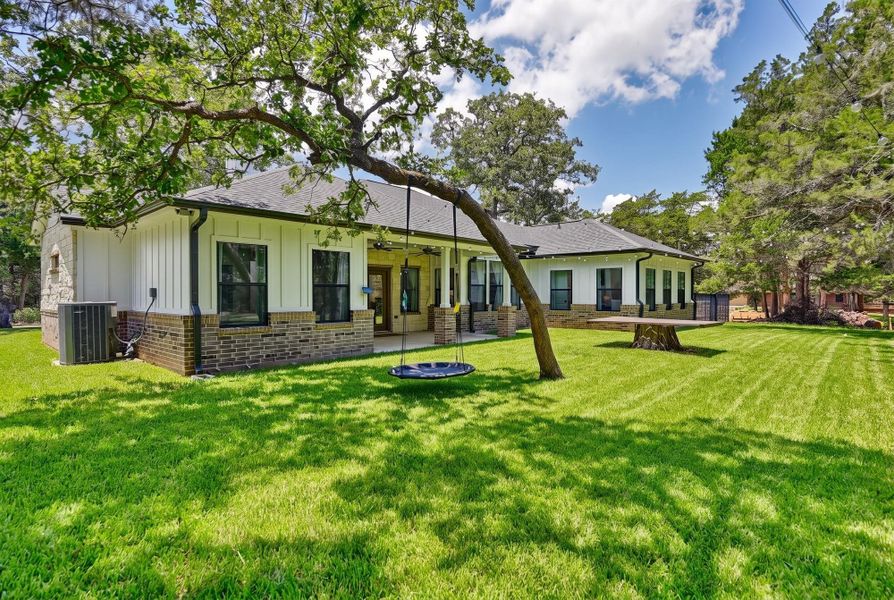 Exterior details and patio area of a home in , New Ulm (Image 3).