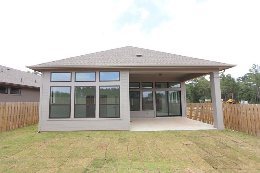 Front exterior of a new home in Colton 45' Homesites, Todd Mission, TX, highlighting curb appeal (Image 22).