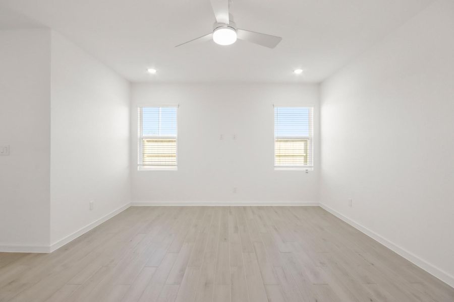Spacious, unfurnished interior of a new home in Aspire at The Hills of Town Creek, Montgomery (Image 17). Spacious, unfurnished interior of a new home in Aspire at The Hills of Town Creek, Montgomery (Image 17).