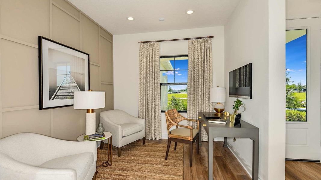 Furnished interior view inside a new home in SkySail Real Estate and Homes for Sale in Naples, FL - Neal Communities, Naples (Image 10). Furnished interior view inside a new home in SkySail Real Estate and Homes for Sale in Naples, FL - Neal Communities, Naples (Image 10).