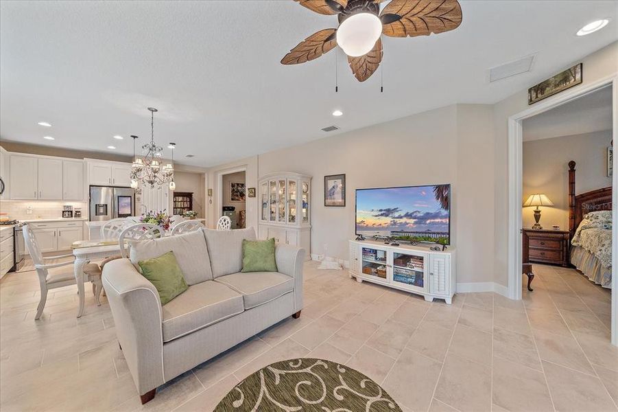 Furnished interior view inside a new home in The Laurels Villas, Parrish (Image 24).