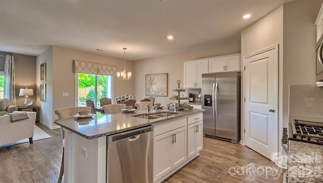 Furnished interior view inside a new home in Clark Creek Landing, Lincolnton (Image 10).