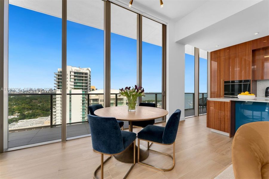 Furnished interior view inside a new home in , Miami (Image 15).