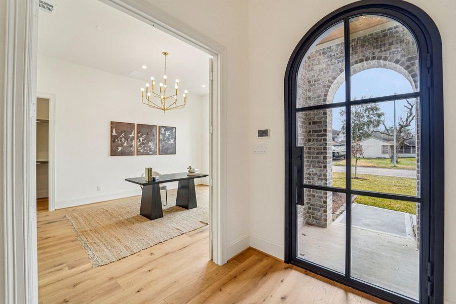 Furnished interior view inside a new home in , Houston (Image 12).