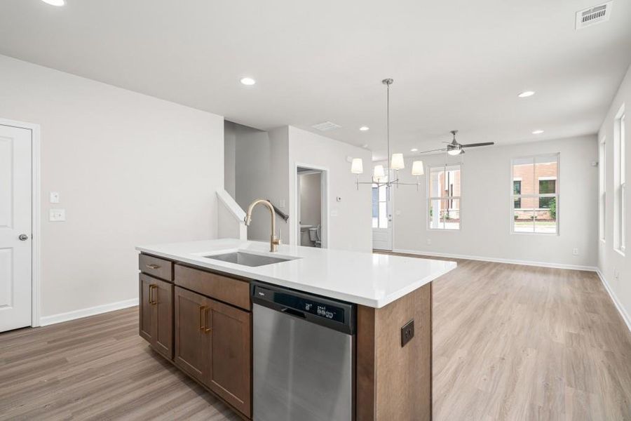 Furnished interior view inside a new home in , Auburn (Image 13).