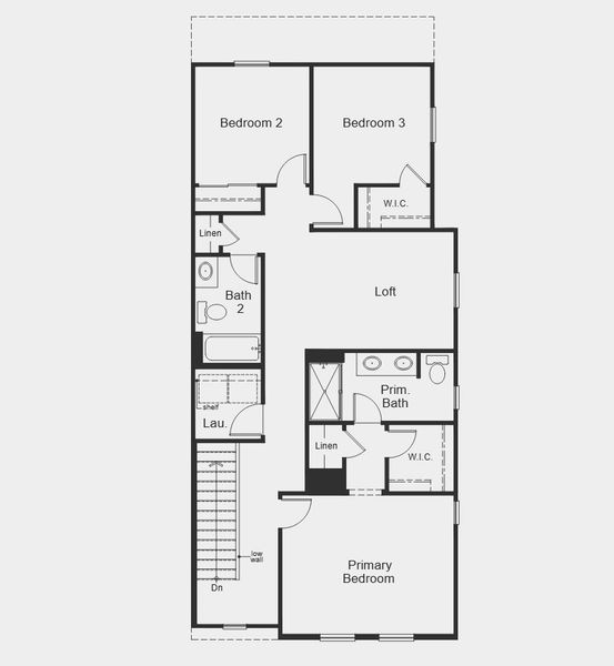 2D floor plan layout for the 1765 by KB Home in Enclaves at Tumamoc, Tucson, AZ (Image 6). 2D floor plan layout for the 1765 by KB Home in Enclaves at Tumamoc, Tucson, AZ (Image 6).