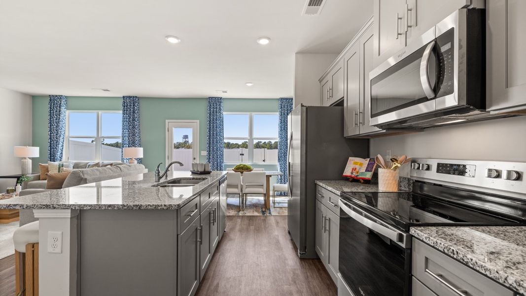 Representative furnished interior of a home built from the Tatum by D.R. Horton in Rushing Waters Townhomes, North Augusta (Image 7).