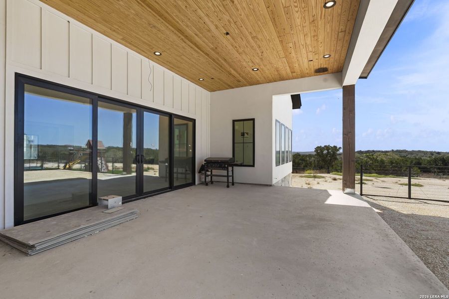 Exterior details and patio area of a home in , Bulverde (Image 14).