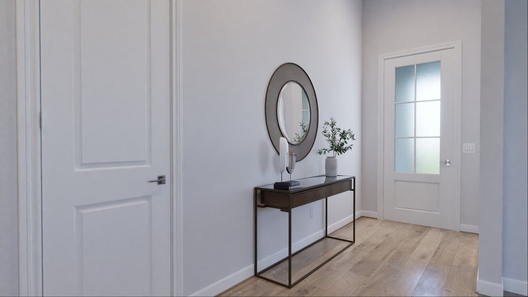 Representative furnished interior of a home built from the Hannah by New Home Co. in Winfrey Estates, Tomball (Image 3).